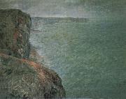 Claude Monet The Sea Seen from the Cliffs oil painting